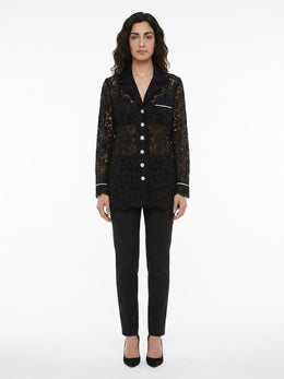 Dolce & Gabbana Schwarzer Baumwollblazer