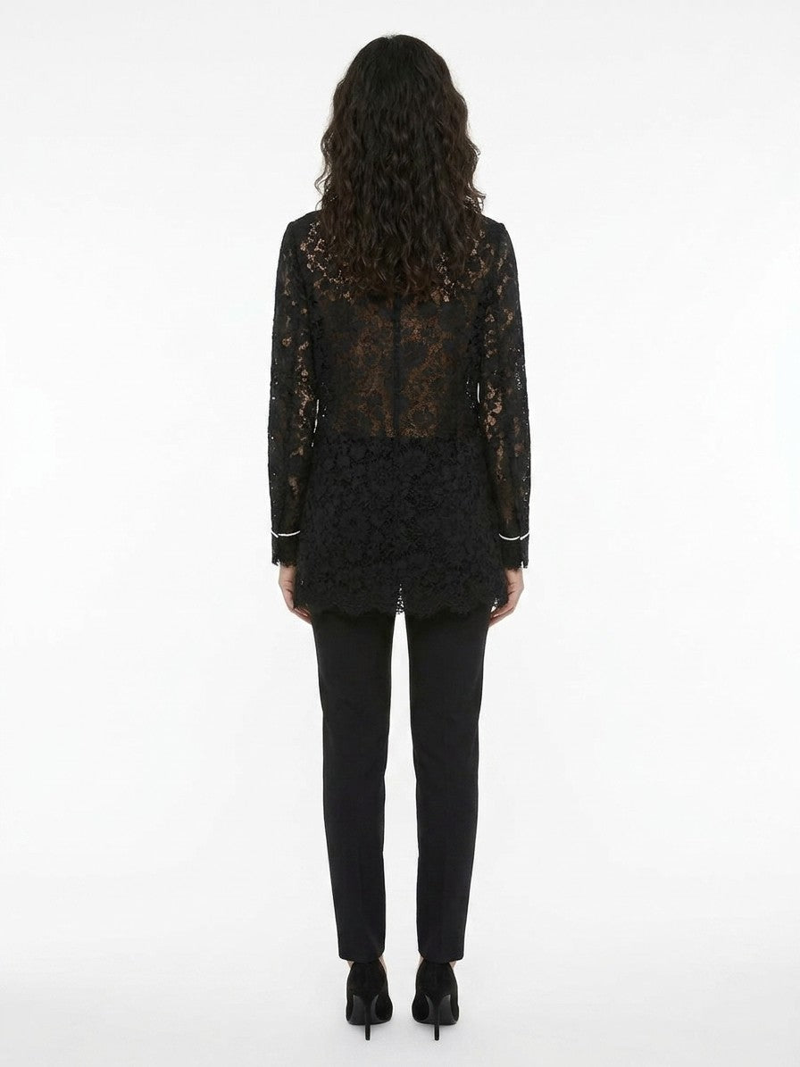 Dolce & Gabbana Schwarzer Baumwollblazer
