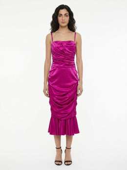 Dolce & Gabbana Violettes Etuikleid aus Elasthan