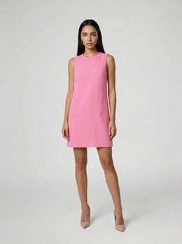 Dolce & Gabbana Elegantes rosa Acetatkleid für den eleganten Abend