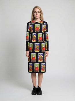 Dolce & Gabbana Multicolor Elastane Casual Dress