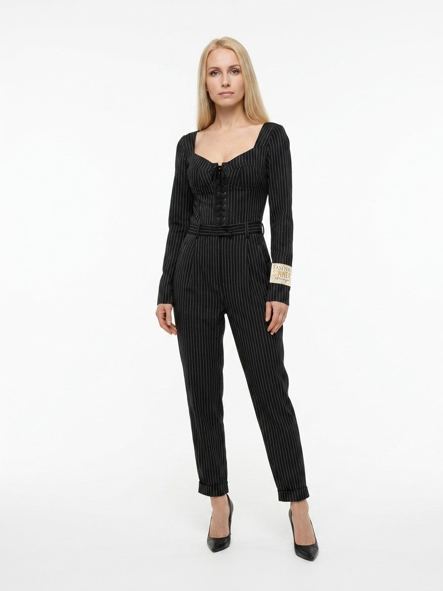 Dolce & Gabbana Mehrfarbiger Baumwoll-Jumpsuit
