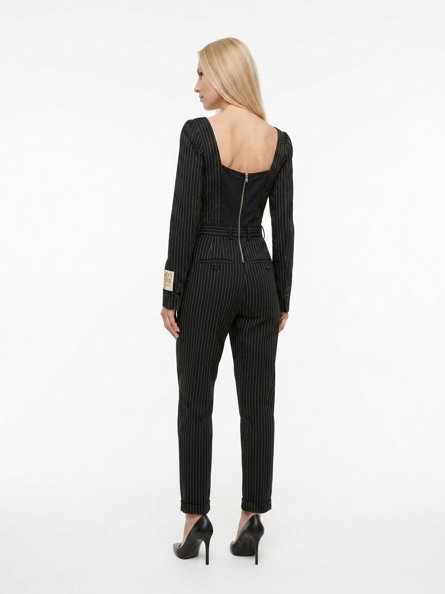 Dolce & Gabbana Mehrfarbiger Baumwoll-Jumpsuit