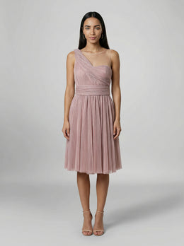 Dolce & Gabbana Violettes Baumwoll-Cocktailkleid