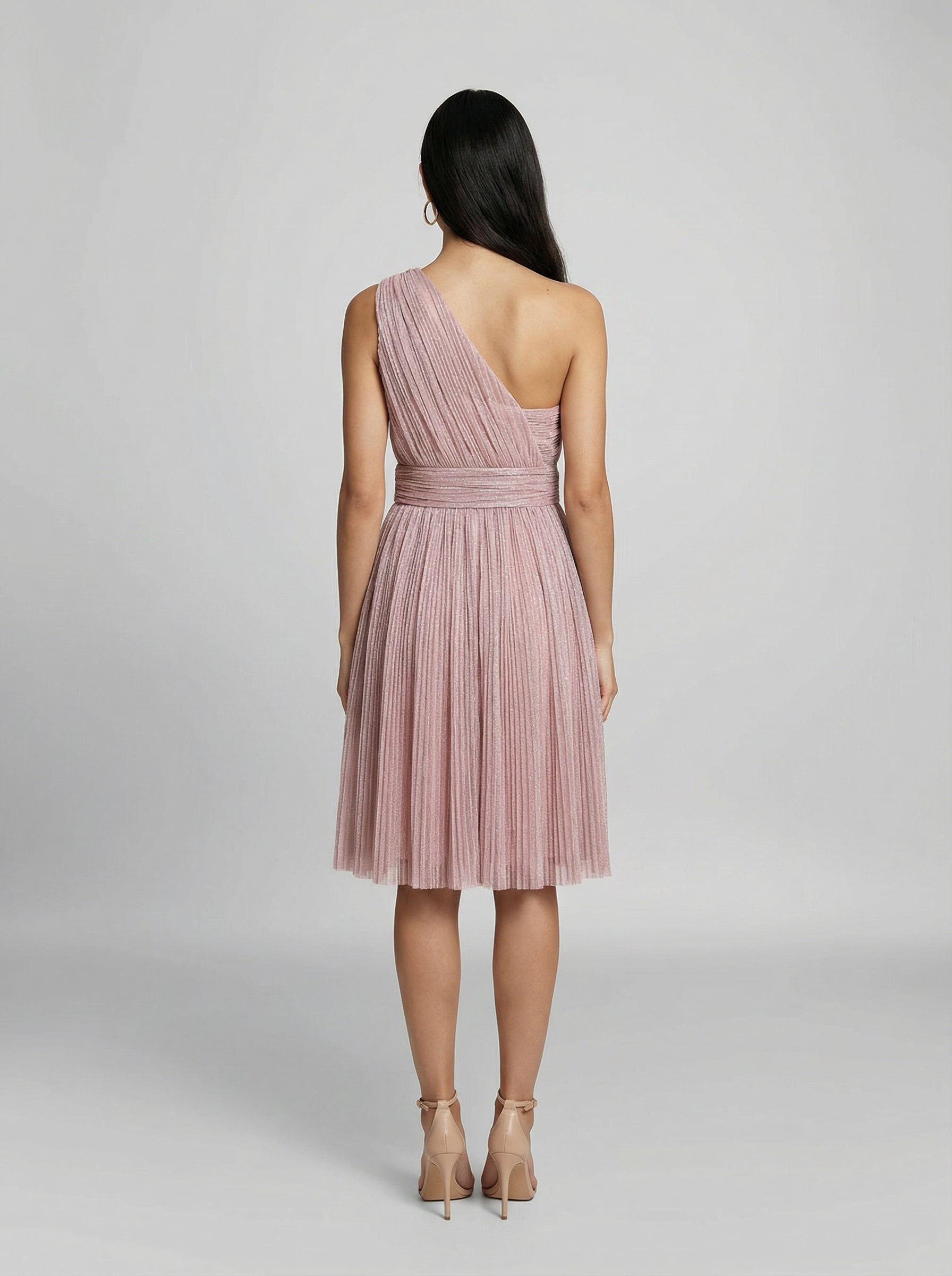 Dolce & Gabbana Violettes Baumwoll-Cocktailkleid