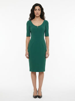 Dolce & Gabbana Grünes Freizeitkleid aus Acetat