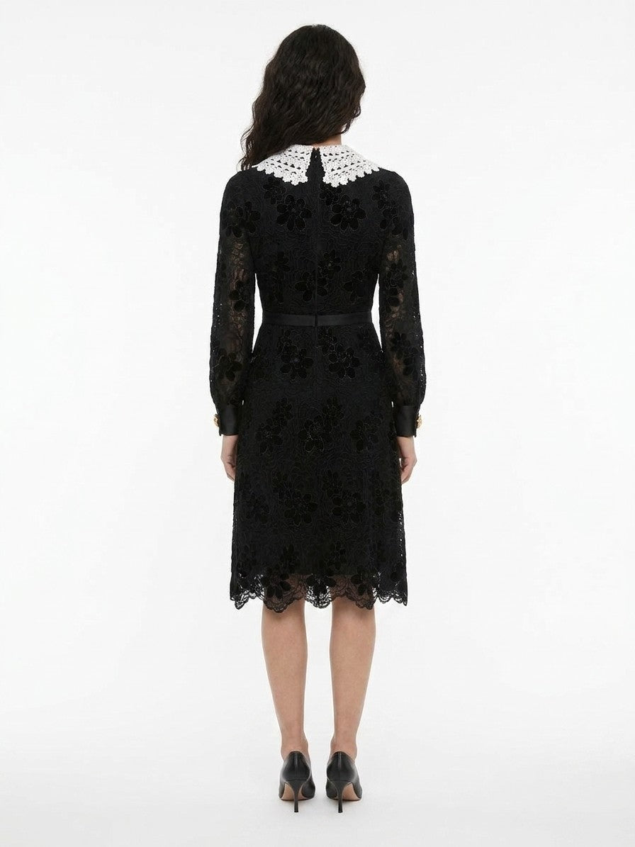 Dolce & Gabbana Schwarzes Cocktailkleid aus Polyester