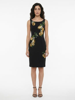 Dolce & Gabbana Schwarzes Baumwoll-Freizeitkleid