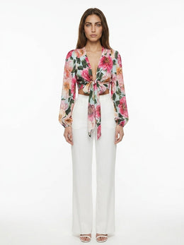 Dolce & Gabbana Mehrfarbiges Hemd aus Elasthan mit Muster