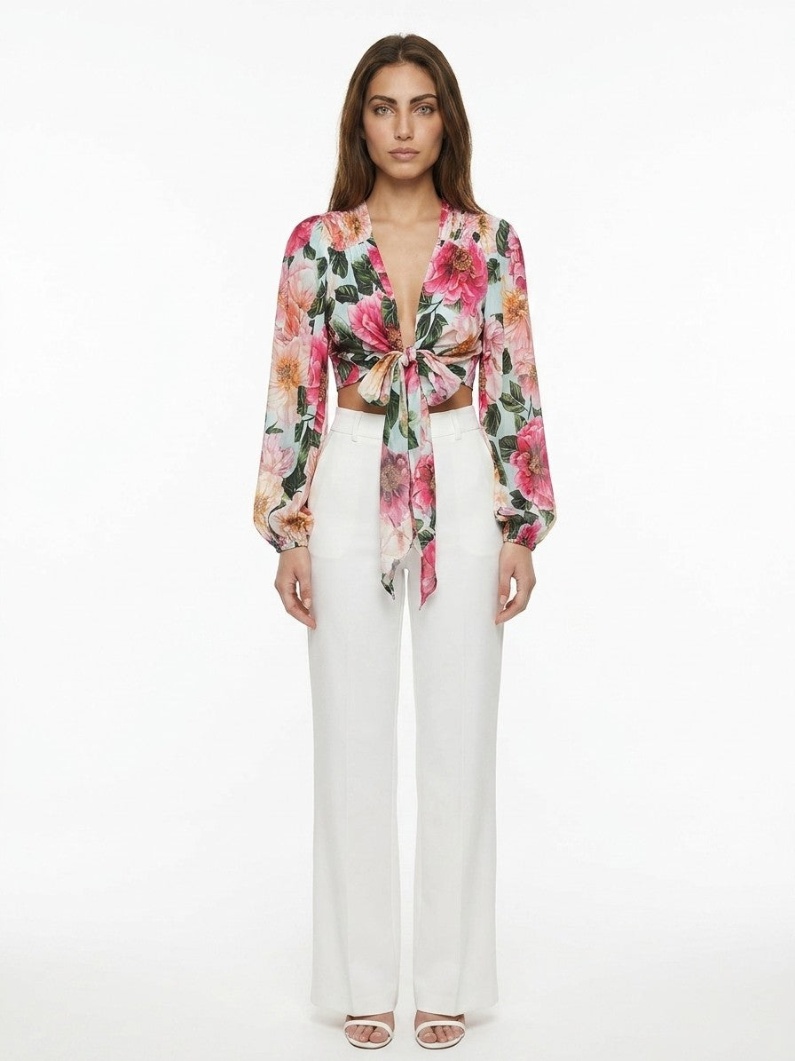 Dolce & Gabbana Mehrfarbiges Hemd aus Elasthan mit Muster
