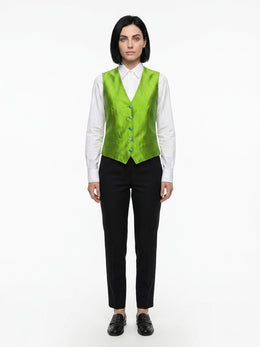 Dolce & Gabbana Grüner Westen aus Elastan