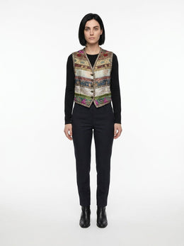 Dolce & Gabbana Mehrfarbige Polyamid-Weste