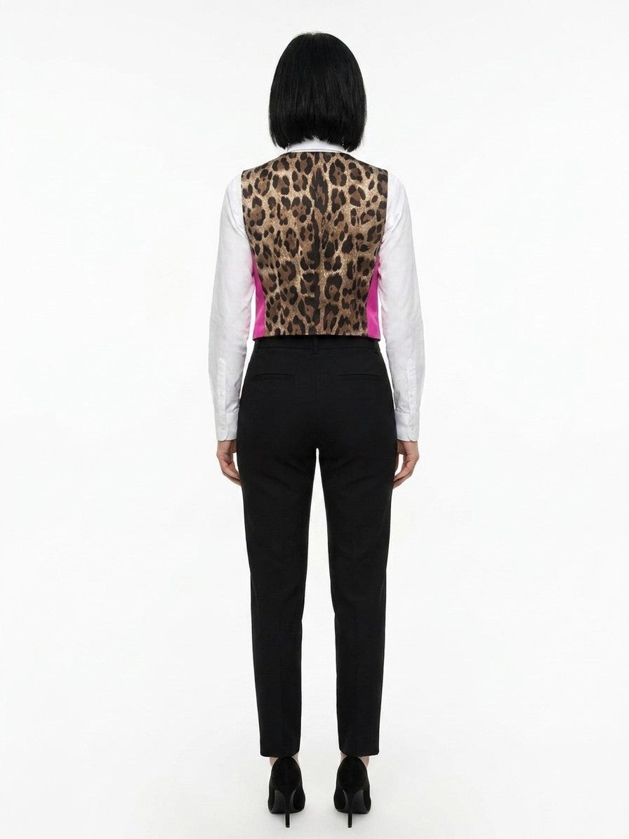 Dolce & Gabbana Rosa Polyamid-Weste