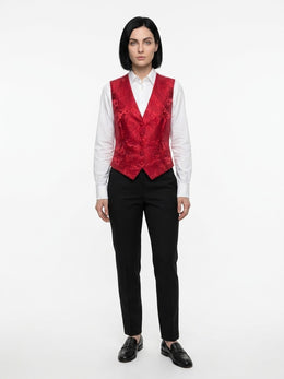 Dolce & Gabbana Weste aus Elasthan in Multicolor