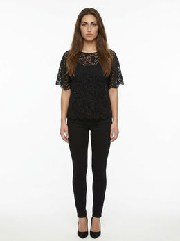 Dolce & Gabbana Schwarzes Baumwoll-T-Shirt