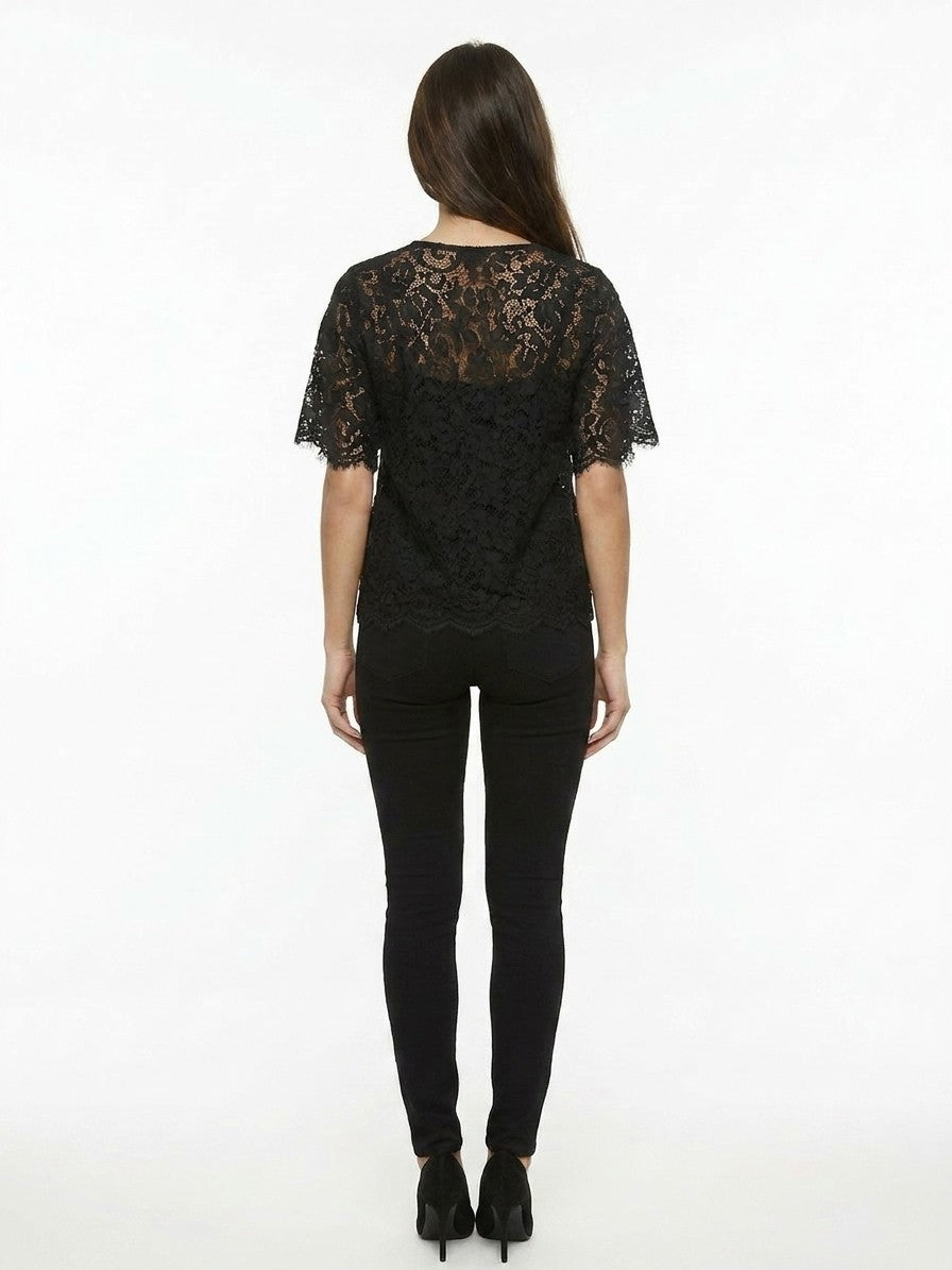 Dolce & Gabbana Schwarzes Baumwoll-T-Shirt