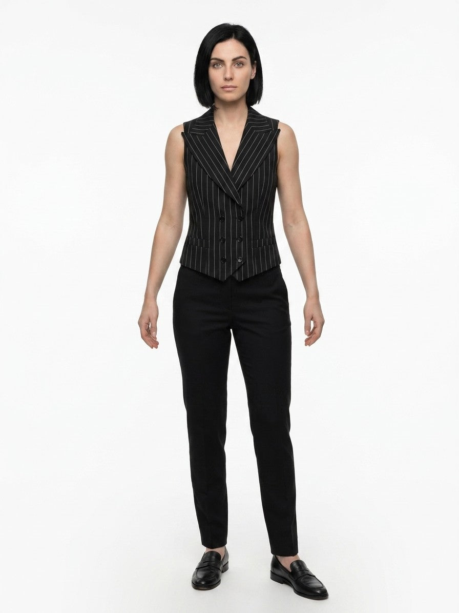 Dolce & Gabbana Mehrfarbige Wollweste