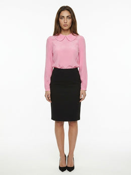 Dolce & Gabbana Pink Elastane Blouse
