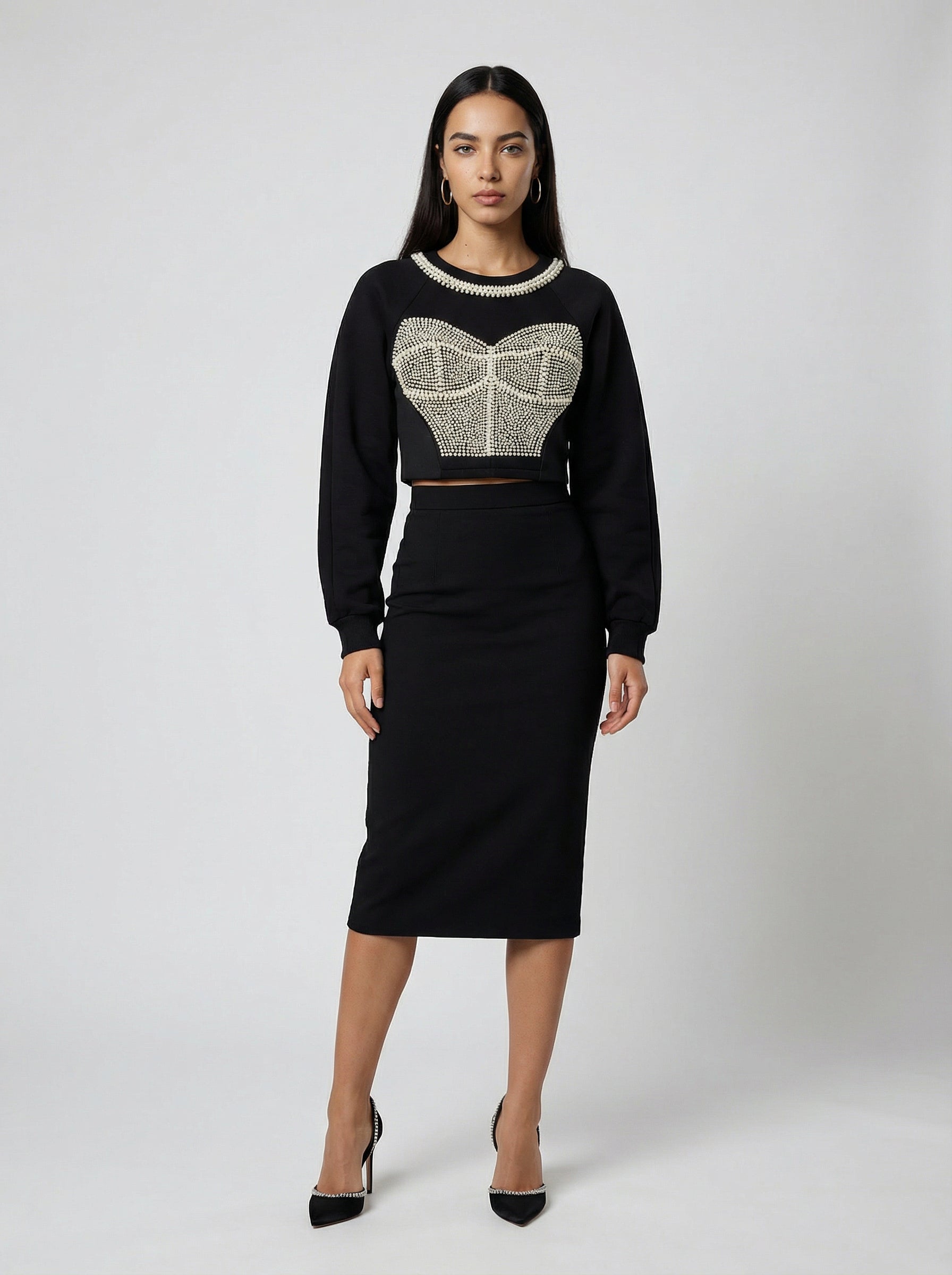 Dolce & Gabbana Schwarzer Baumwoll-Sweatshirt