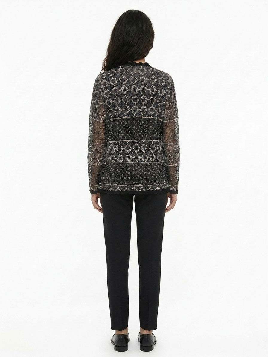 Dolce & Gabbana Blauer Seiden-Cardigan
