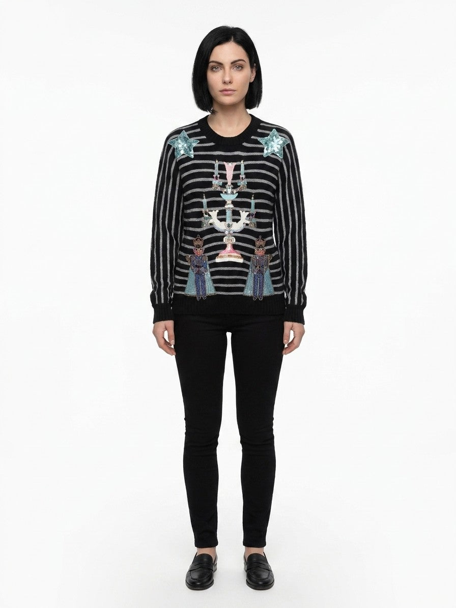 Dolce & Gabbana Kaschmir-Sweatshirt mit Farbverlauf