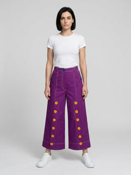 Dolce & Gabbana Lila Baumwoll-Jogginghose (Sporthose)