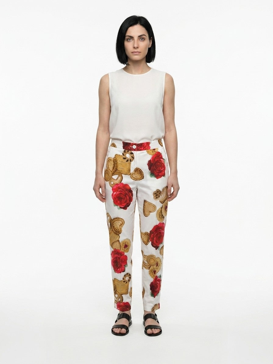 Dolce & Gabbana Mehrfarbige Baumwoll-Jogginghose (Trainingshose)