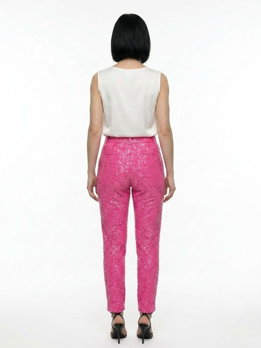 Dolce & Gabbana Pinke Freizeithose aus Elastan
