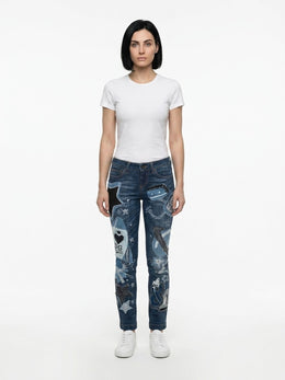 Dolce & Gabbana Blaue Baumwolljeans Denim