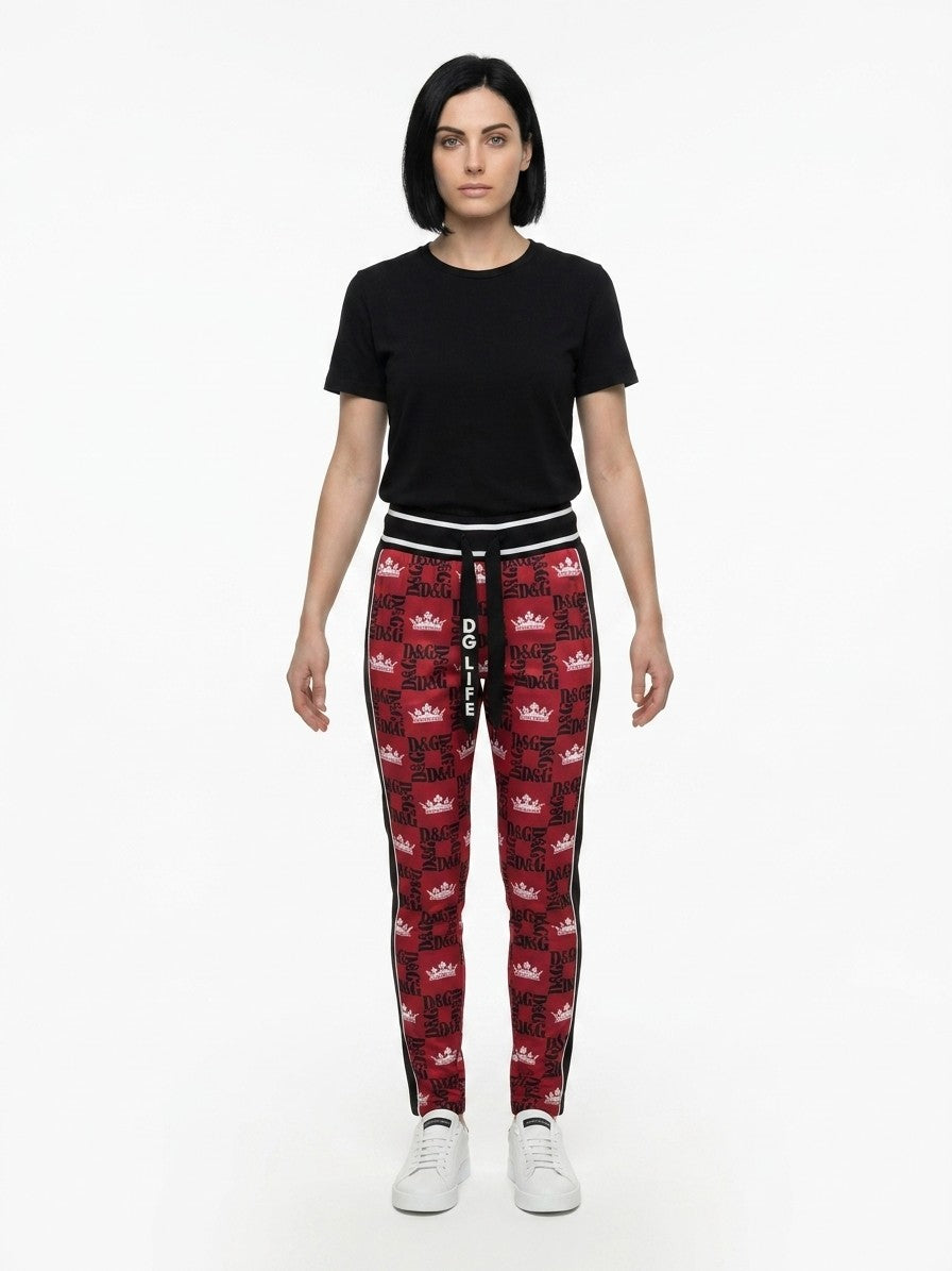 Dolce & Gabbana Bunte Polyester-Jogginghose (Trainingshose)