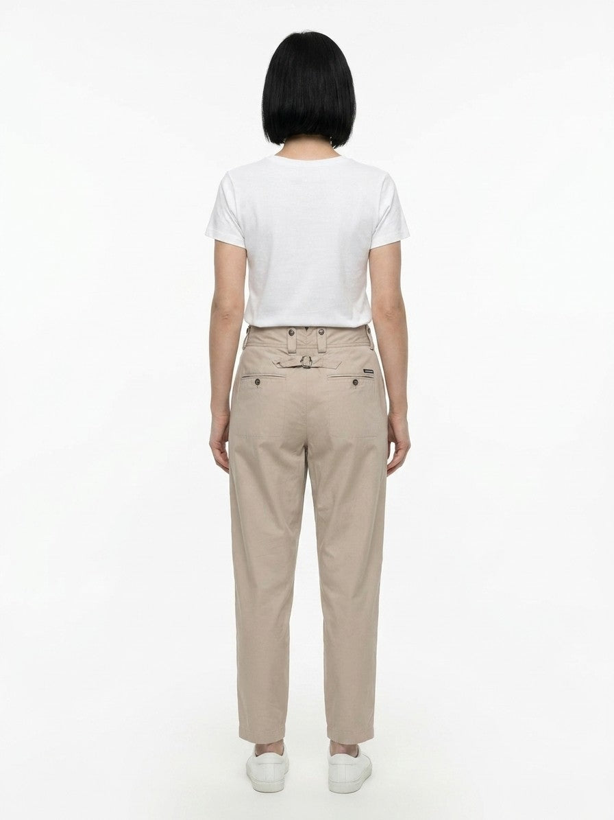 Dolce & Gabbana Beige Baumwoll-Cargo-Hose