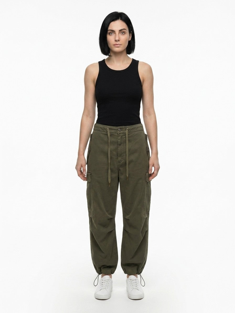 Dolce & Gabbana Mehrfarbige Cargohose aus Baumwolle