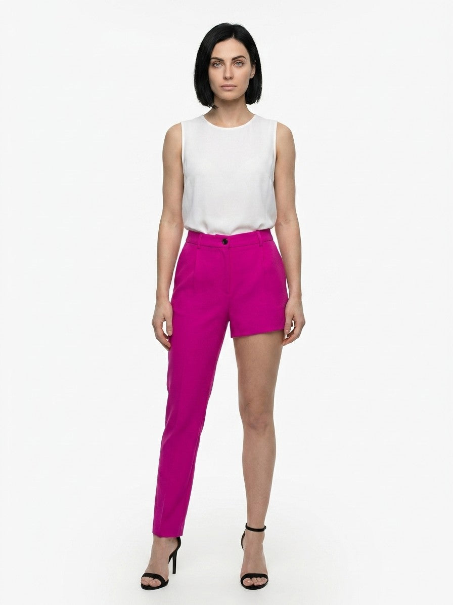 Dolce & Gabbana Rosa Hose aus reiner Schurwolle
