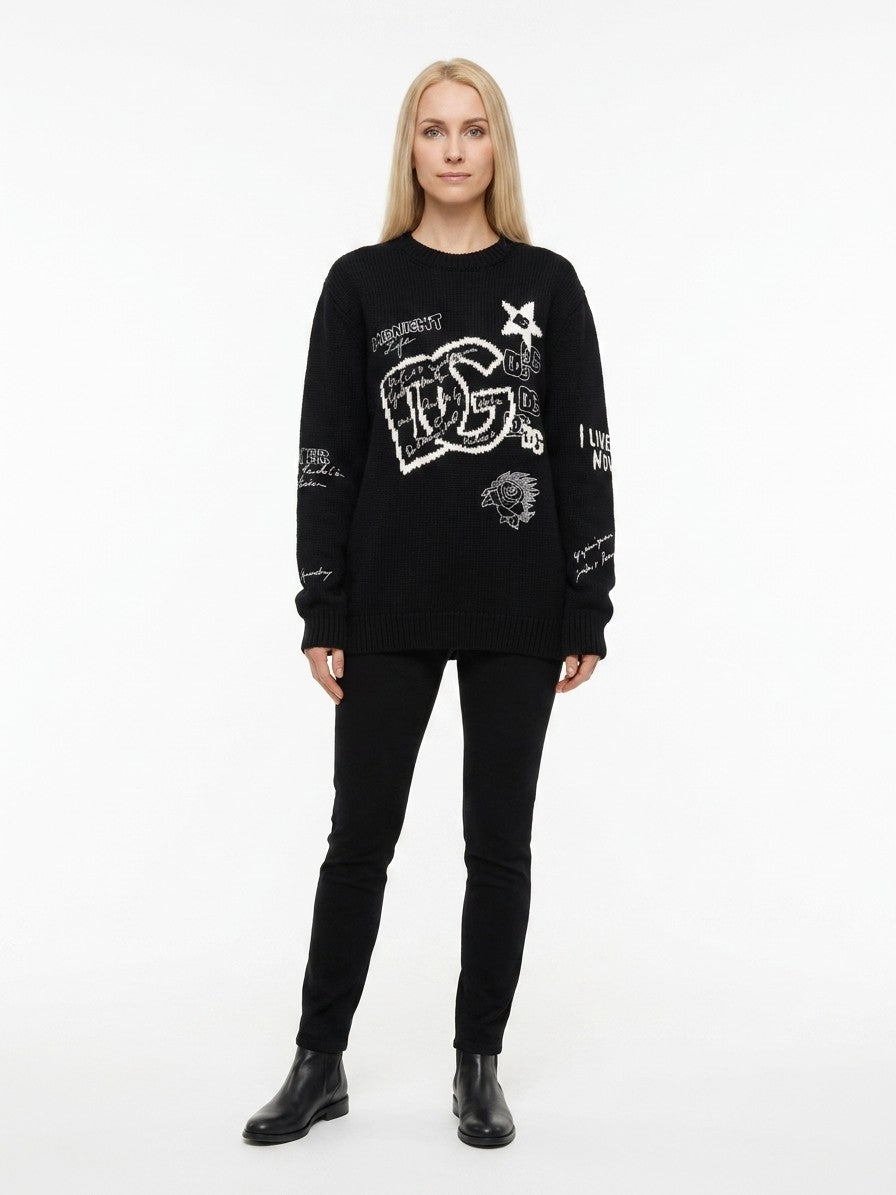 Dolce & Gabbana Mehrfarbiger Sweatshirt aus Viskose