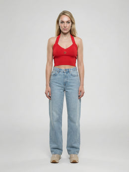 Dolce & Gabbana Rote Kaschmir-Tanktops