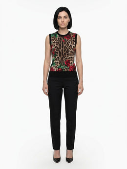 Dolce & Gabbana Mehrfarbige Seiden-Tanktops