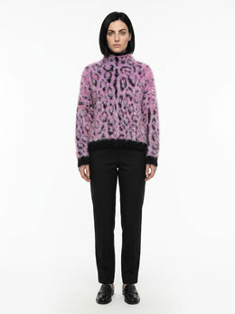 Dolce & Gabbana Blaues Sweatshirt aus reiner Schurwolle