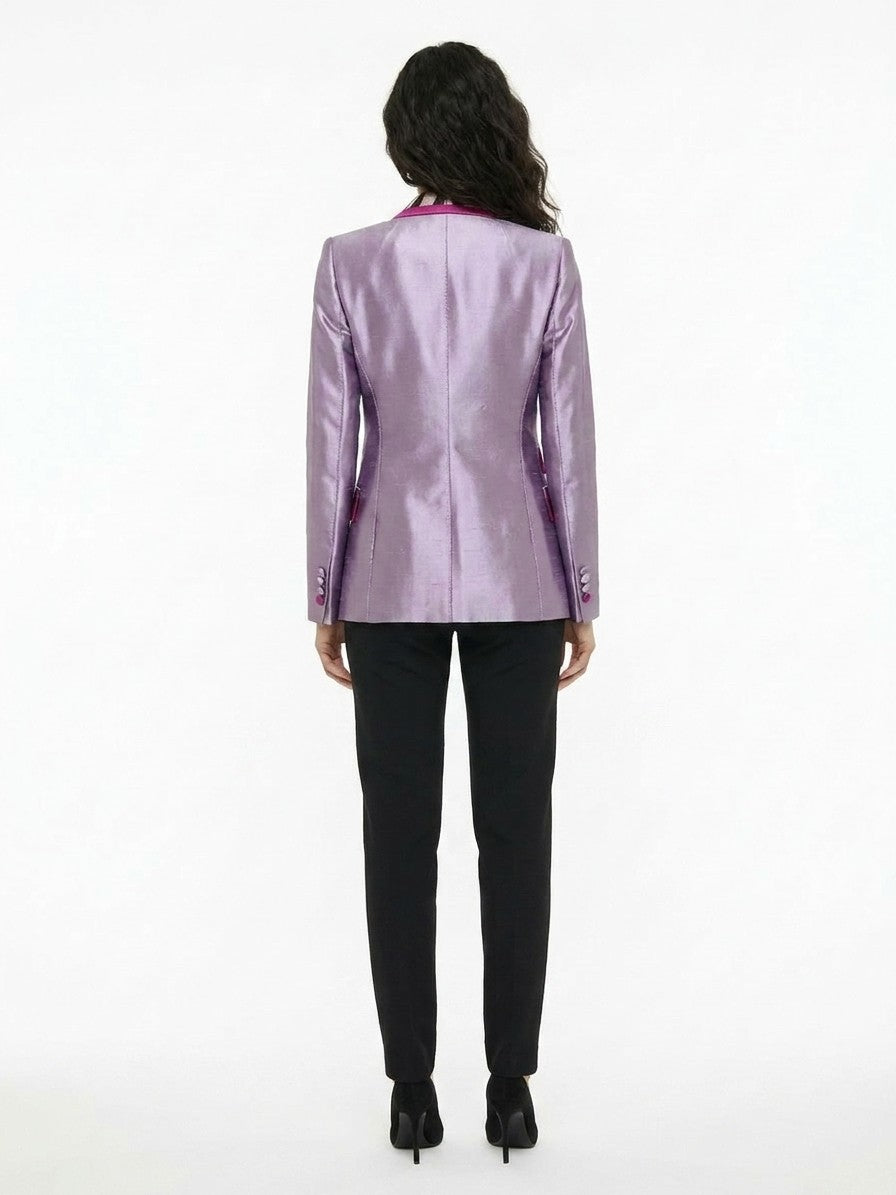 Dolce & Gabbana Lila Polyamid-Blazer
