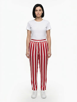 Dolce & Gabbana Multicolor Silk Casual Pants