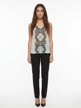 Dolce & Gabbana Seidenbluse in Weiß