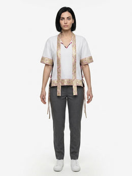 Dolce & Gabbana Weißes T-Shirt aus Elasthan