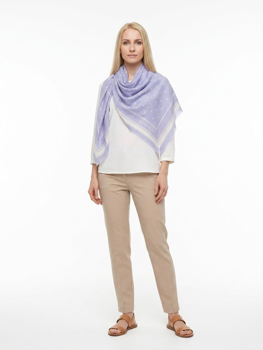 Givenchy Zweifarbiger Kaschmirschal