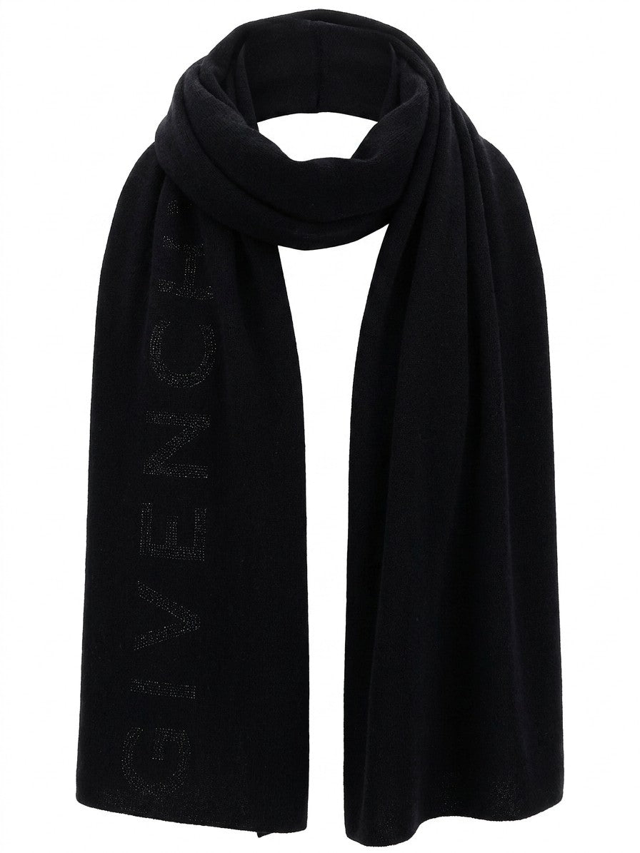 Givenchy Schwarzer Wollschal