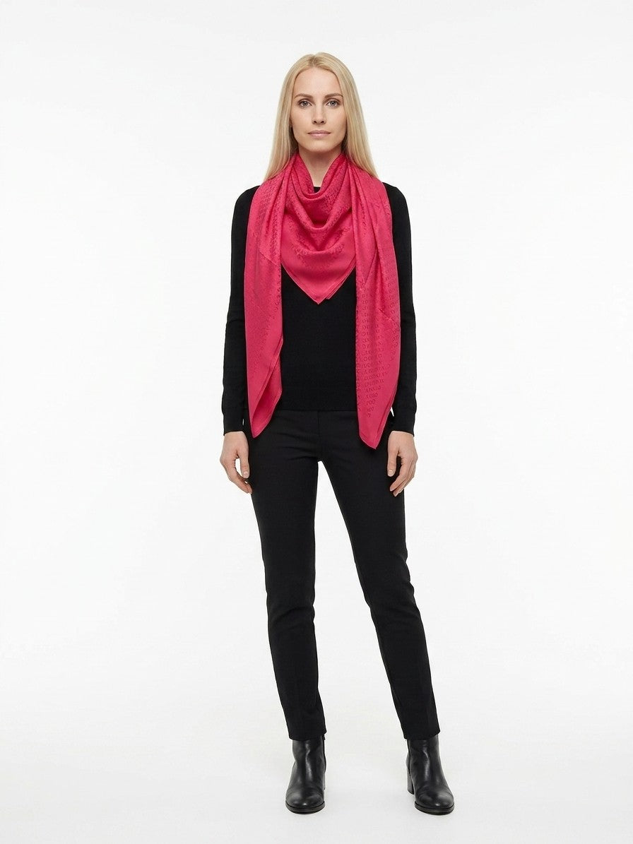 Givenchy Roter Seidenschal