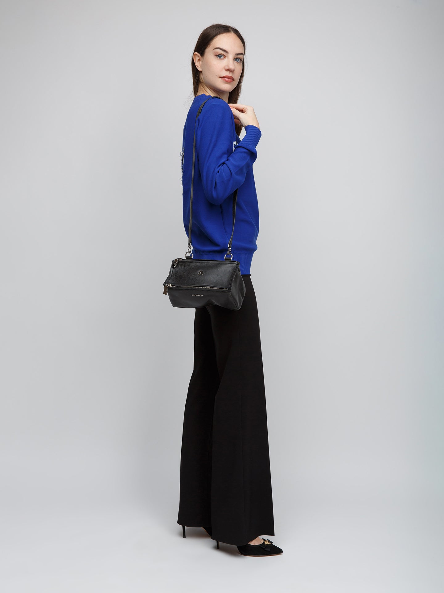 Givenchy Graue Kalbsleder-Handtasche