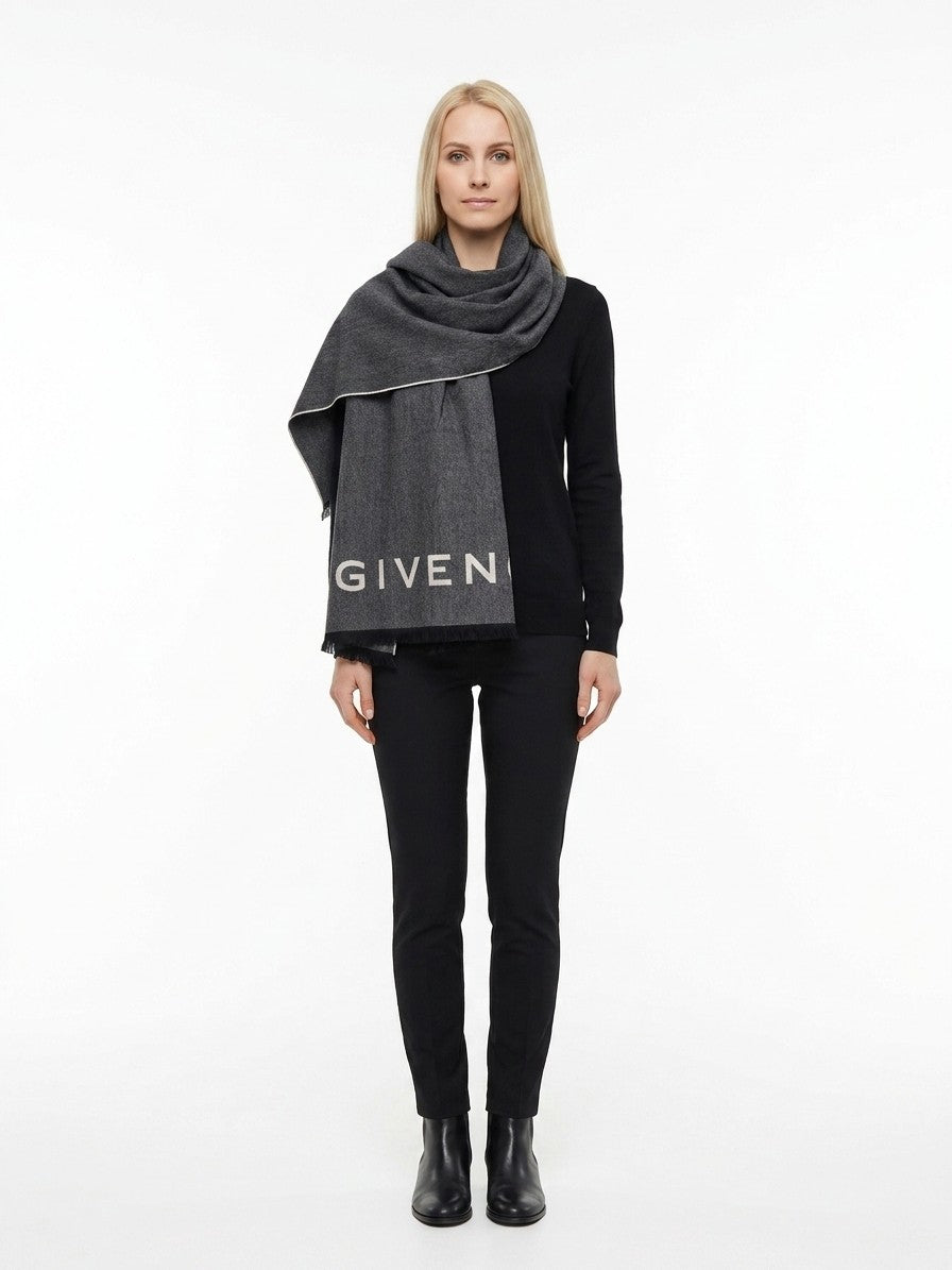 Givenchy Zweifarbiger Wollschal
