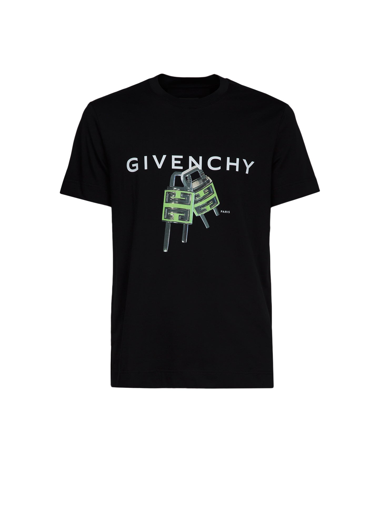 Givenchy Schwarzes Baumwoll-T-Shirt