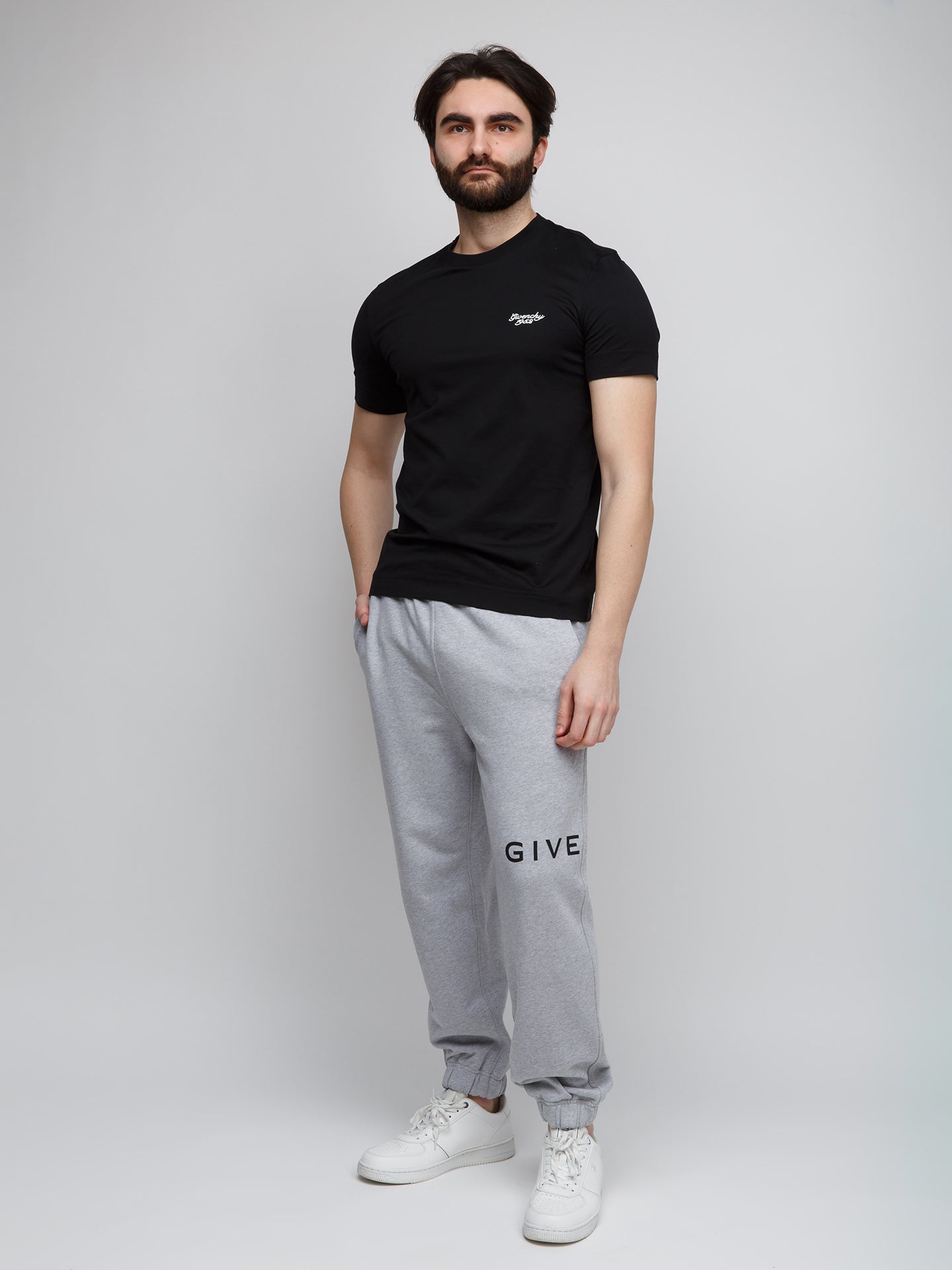 Givenchy Schwarzes Baumwoll-T-Shirt