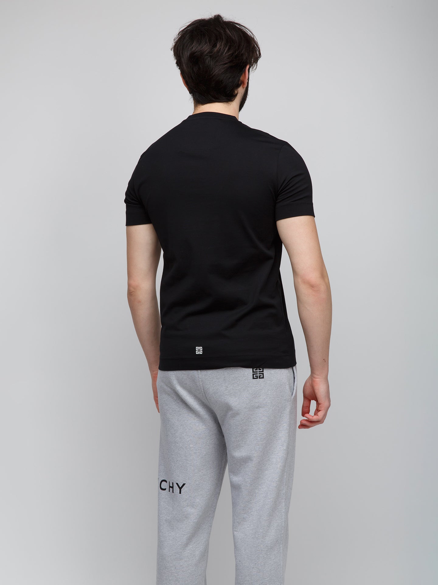 Givenchy Schwarzes Baumwoll-T-Shirt