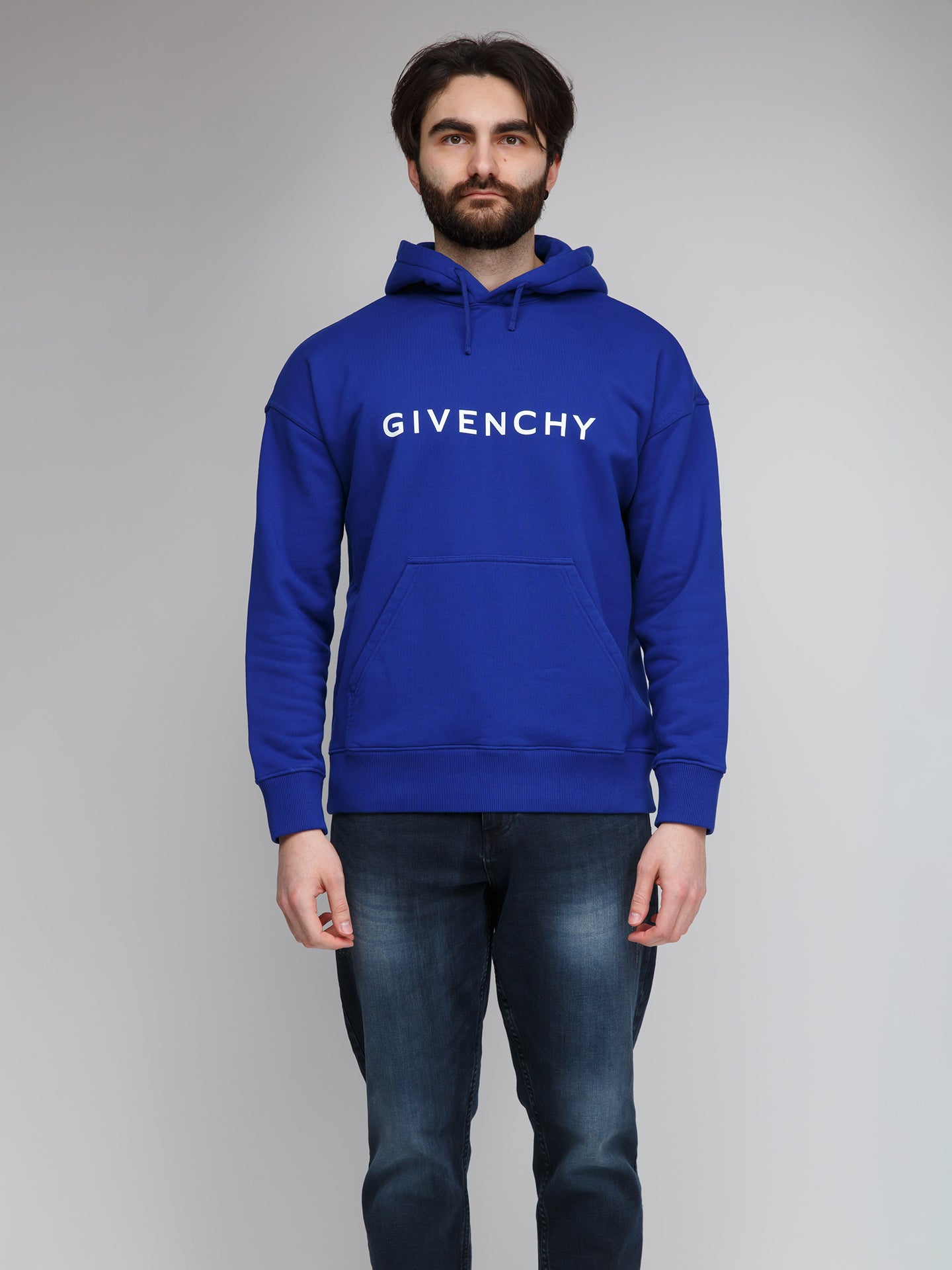 Givenchy Blauer Baumwoll-Hoodie